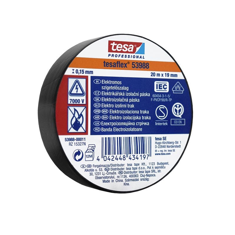 Tesa Banda izolatoare Banda izolatoare Tesa T-53988-11 | 10, Negru