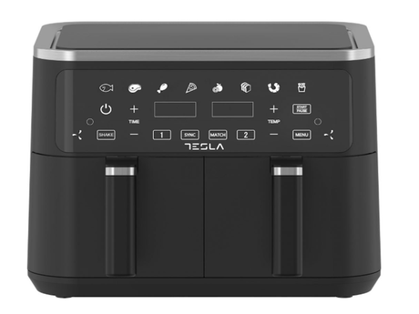 Tesla Air Fryer Air Fryer Tesla AF900BSD | 2400W, 9L, 8 programe, Negru, Smart