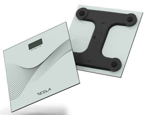 Tesla Cantar corporal Cântar Corporal Tesla BS103W | 103W, 180kg, 30cm, AA, Alb