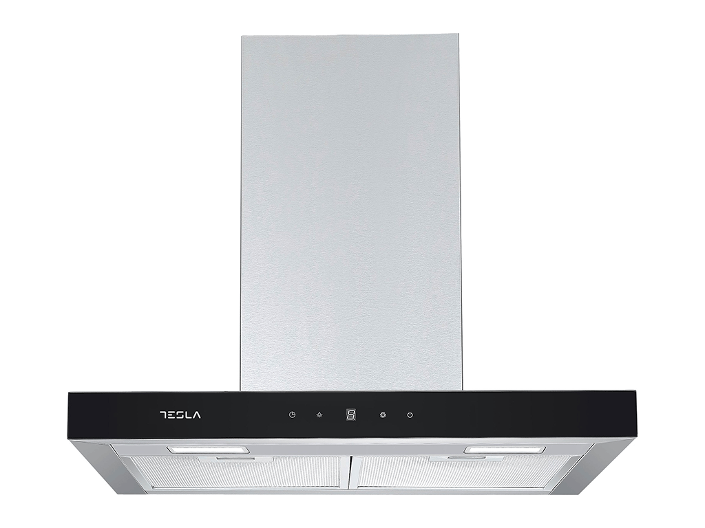 Tesla WG Hota decorativa Hotă T-Shape Tesla WG DC600AXB | 60cm, 630m³/h, Inox/Sticlă