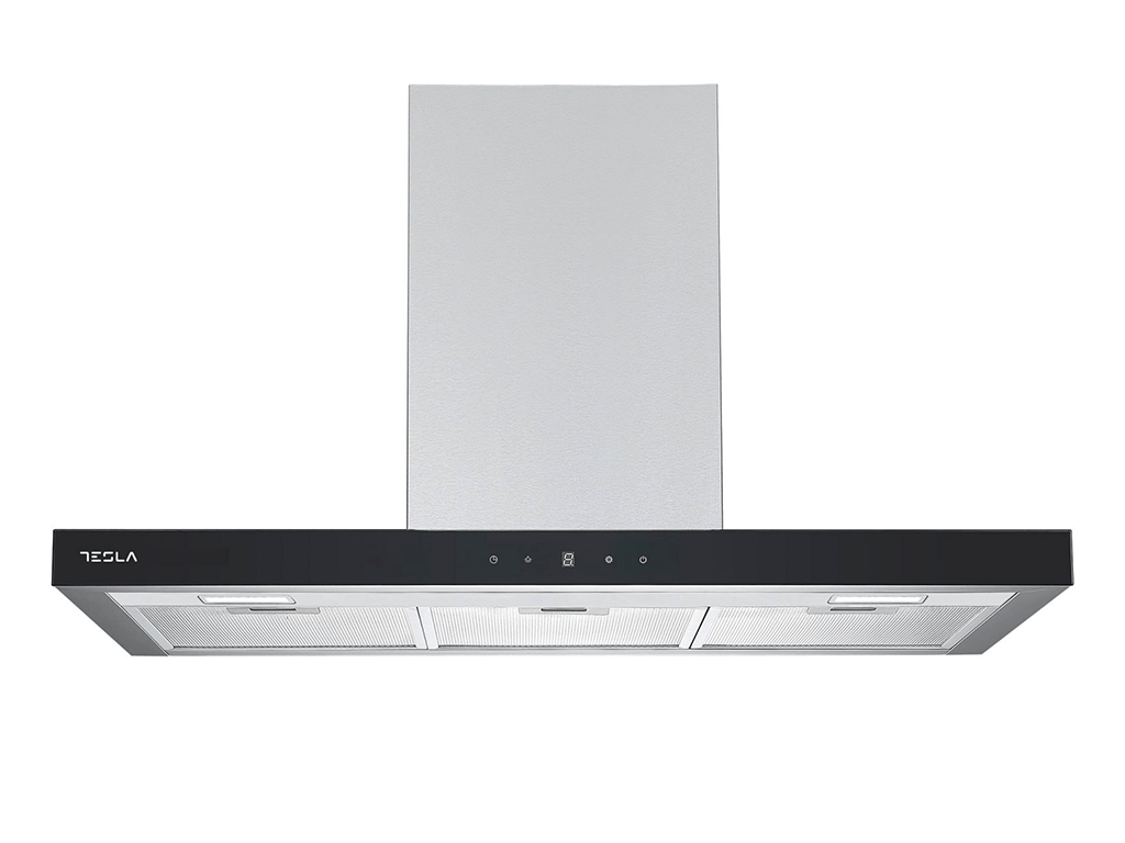 Tesla WG Hota decorativa Hotă T-Shape Tesla WG DC900AXB | 90cm, 630m³/h, Inox/Sticlă