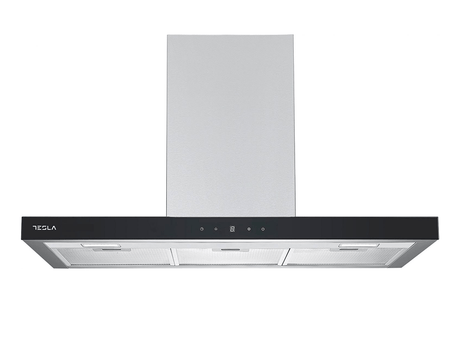 Tesla WG Hota decorativa Hotă T-Shape Tesla WG DC900AXB | 90cm, 630m³/h, Inox/Sticlă