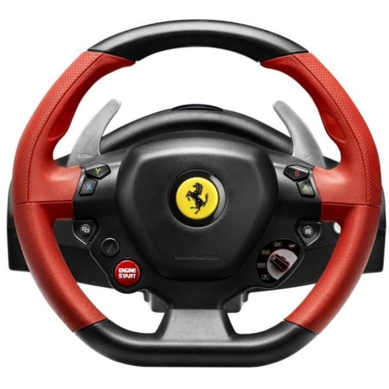 Trustmaster Volan Gaming Thrustmaster Ferrari 458 Spider pentru Xbox One, cu Pedale, Rotatie 240°, Auto-Centrare (4460105)