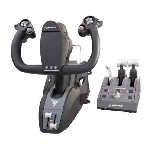 THRUSTMASTER Thrustmaster 4460210 TCA Yoke Pack Boeing Edition swinging steering horn and Quadrant throttle