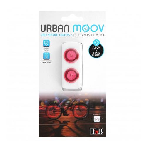 Lumini LED Bicicleta TnB Urban Moov UMLEDCLIP | Set, Clip, Multicolor