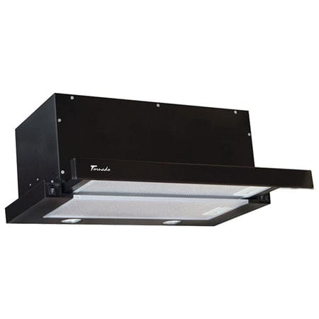 Tornado Hota incorporabila Hotă Telescopică Tornado | 60cm, 1200m³/h, Negru/Inox