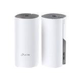 TP-Link Sistem Wi‑Fi Mesh TP-Link Deco E4, 2 unități (2-Pack), acoperire extinsă pentru locuință și birou