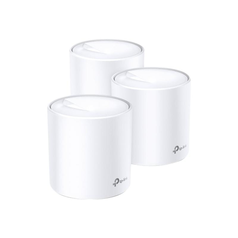TP-Link Sistem Mesh Wi‑Fi 6 TP‑Link Deco X60, pachet 3 unități, acoperire extinsă, conexiune rapidă și stabilă