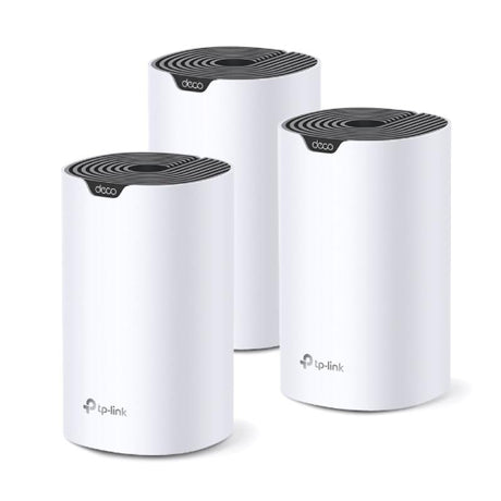 TP-Link Sistem Wi‑Fi Mesh TP‑Link Deco S7, pachet 3 unități, acoperire extinsă pentru locuințe mari