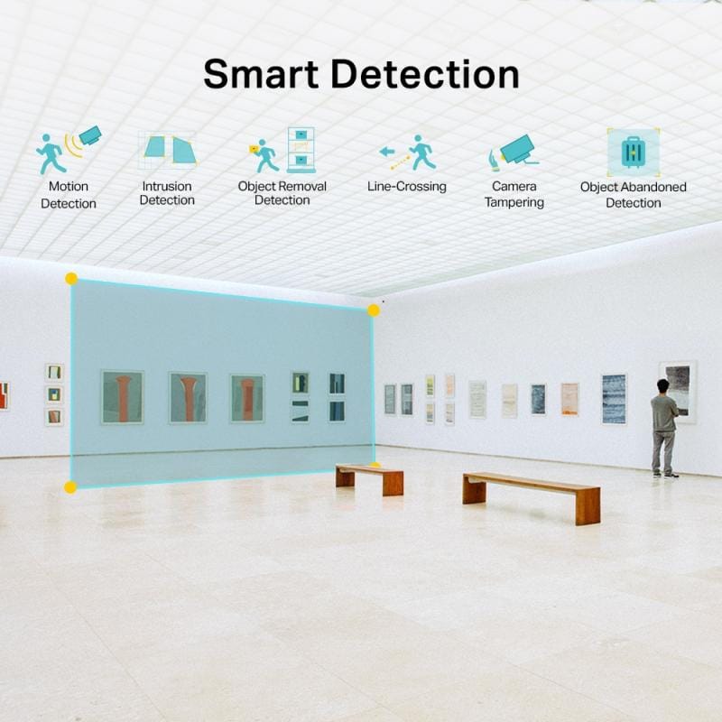 TP-Link Cameră IP TP-Link VIGI C240, obiectiv fix 2,8 mm, supraveghere rețea, acces la distanță, compresie avansată