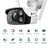 TP-Link Cameră de supraveghere IP Wi‑Fi TP‑Link VIGI C340‑W, obiectiv 4 mm, pentru exterior/interior