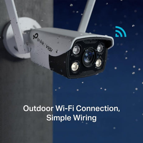 TP-Link Cameră de supraveghere IP Wi‑Fi TP‑Link VIGI C340‑W, obiectiv 4 mm, pentru exterior/interior