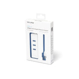 TP-Link Adaptor USB 3.0 TP-Link UE330 cu Ethernet Gigabit RJ45 și hub 3x USB 3.0 pentru laptop/PC