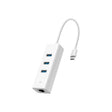 TP-Link Adaptor multifuncțional TP-Link UE330C USB-C la Gigabit Ethernet + Hub 3x USB 3.0, compact