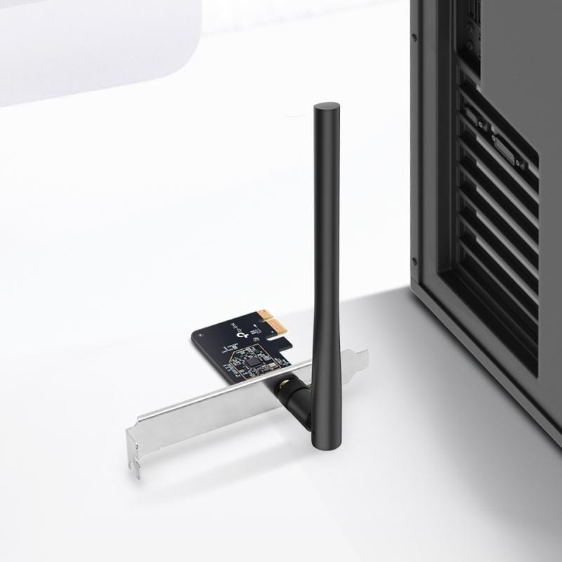 TP-Link Placă de rețea Wi‑Fi internă TP‑LINK Archer T2E pentru PC desktop, adaptor PCIe, dual band 2.4/5 GHz