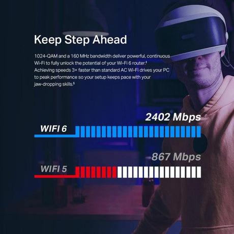 TP-Link Placă de rețea Wi-Fi TP-LINK Archer TX55E PCIe, Wi-Fi 6, conexiune stabilă pentru PC desktop