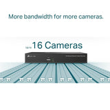 TP-Link NVR TP-Link VIGI NVR1016H, 16 canale, înregistrator video de rețea pentru camere IP, monitorizare și redare la distanță