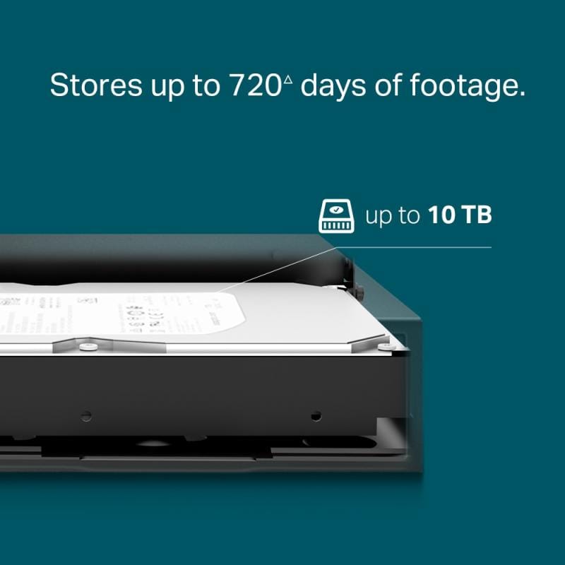 TP-Link NVR TP-Link VIGI NVR1016H, 16 canale, înregistrator video de rețea pentru camere IP, monitorizare și redare la distanță