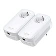 TP-Link Kit adaptoare Powerline TP-Link TL-PA8010P, AV1200, 2x Gigabit, priză passthrough, extindere internet prin rețeaua electrică