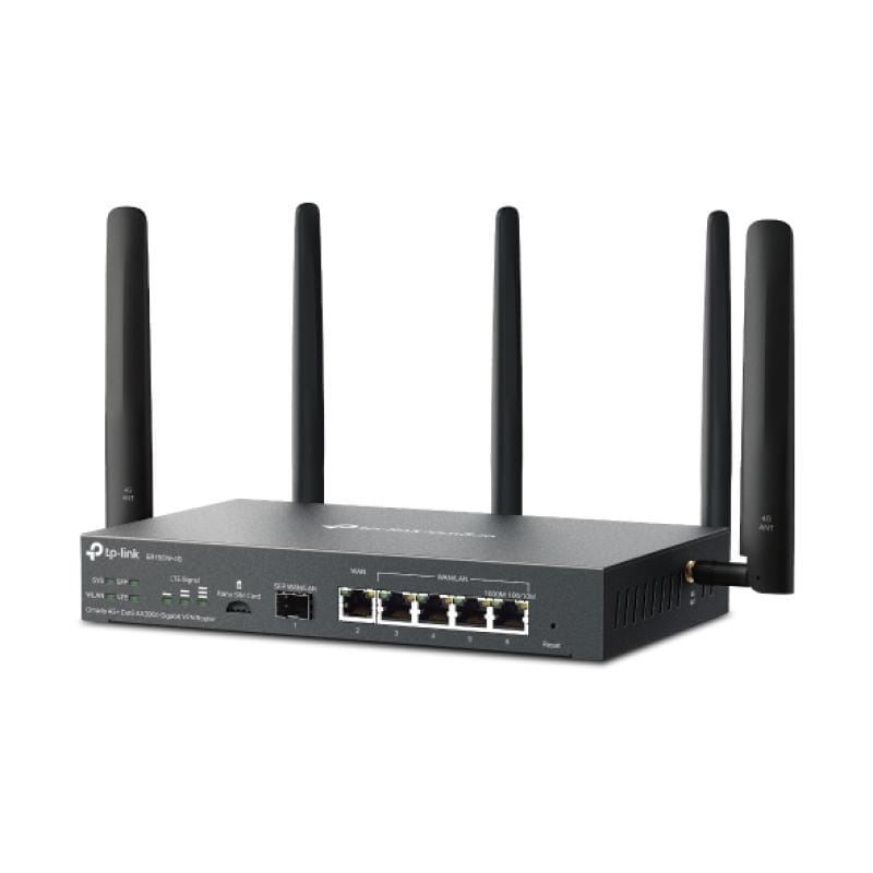 TP-Link Router TP-Link ER706W-4G 4G LTE, Multi-WAN, Wi‑Fi, pentru birou și locații fără internet fix