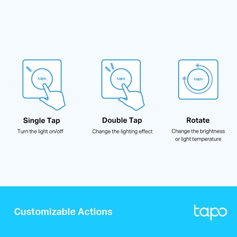 TP-Link TP-LINK TPLINK Smart Light Dimmer TAPO S200D (TAPO S200D)