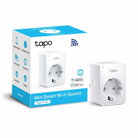 TP-Link Priză inteligentă TP-Link Tapo P100 Wi‑Fi, control prin aplicație, programare/temporizator, 1 bucată