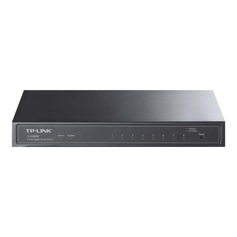 TP-Link Switch Gigabit Administrabil TP-Link Omada SG2008, 8 Porturi, VLAN, QoS, IGMP Snooping