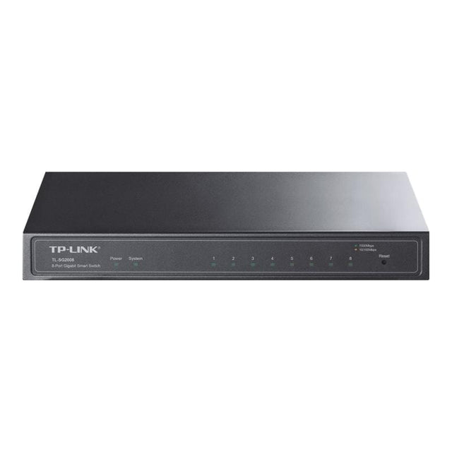 TP-Link Switch Gigabit Administrabil TP-Link Omada SG2008, 8 Porturi, VLAN, QoS, IGMP Snooping