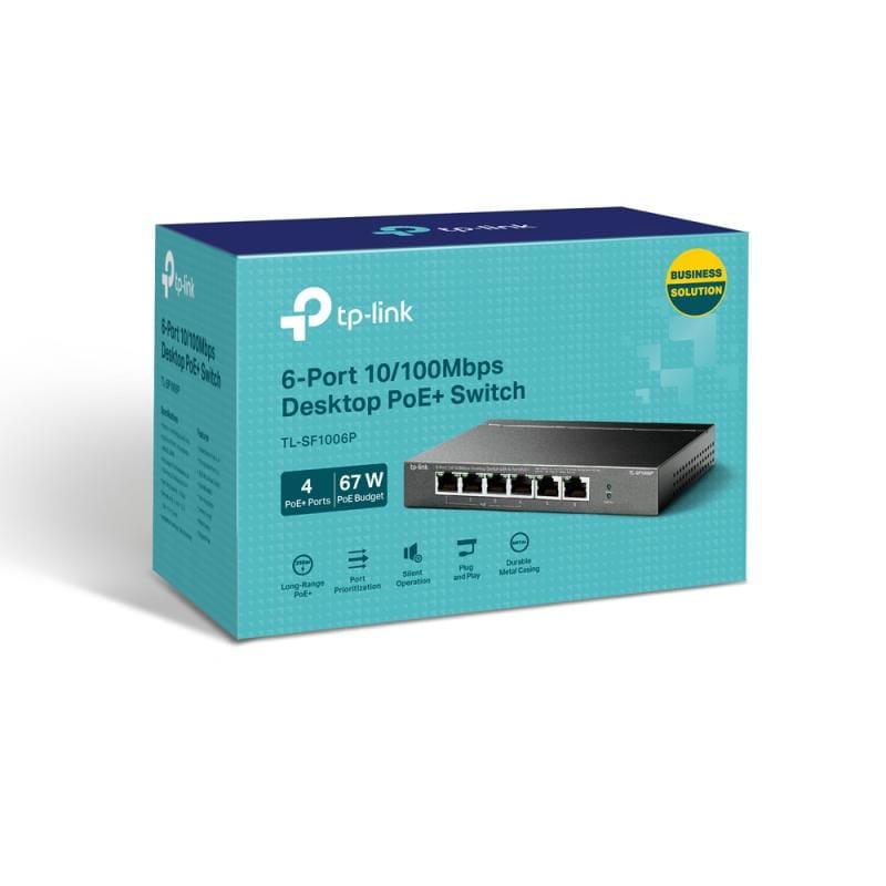 TP-Link TP-LINK TPLINK Switch TL-SF1006P TLSF1006P (TL-SF1006P)