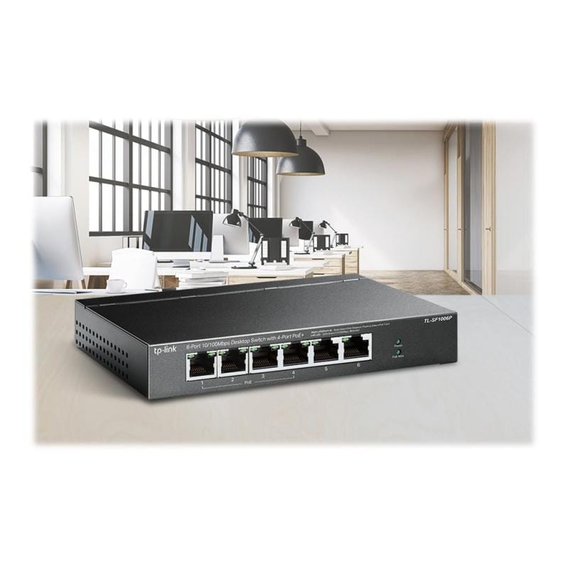 TP-Link TP-LINK TPLINK Switch TL-SF1006P TLSF1006P (TL-SF1006P)