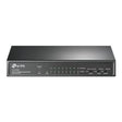 TP-Link Switch TP-Link TL-SF1009P, 9 porturi Fast Ethernet, PoE, neadministrabil, pentru rețele birou și supraveghere