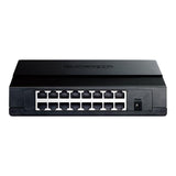 TP-Link Switch TP-Link TL-SF1016D, 16 porturi Fast Ethernet 10/100 Mbps, Plug & Play, design compact, silent