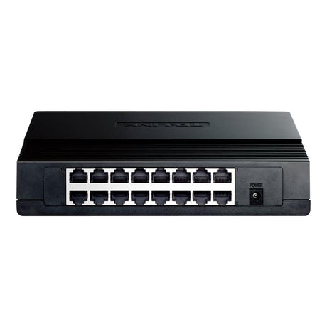 TP-Link Switch TP-Link TL-SF1016D, 16 porturi Fast Ethernet 10/100 Mbps, Plug & Play, design compact, silent