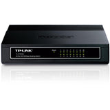 TP-Link Switch TP-Link TL-SF1016D, 16 porturi Fast Ethernet 10/100 Mbps, Plug & Play, design compact, silent