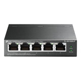 TP-Link Switch TP-Link TL-SG1005LP Gigabit 5 Porturi, 4x PoE+ 802.3af/at, Carcasă Metalică, Fanless