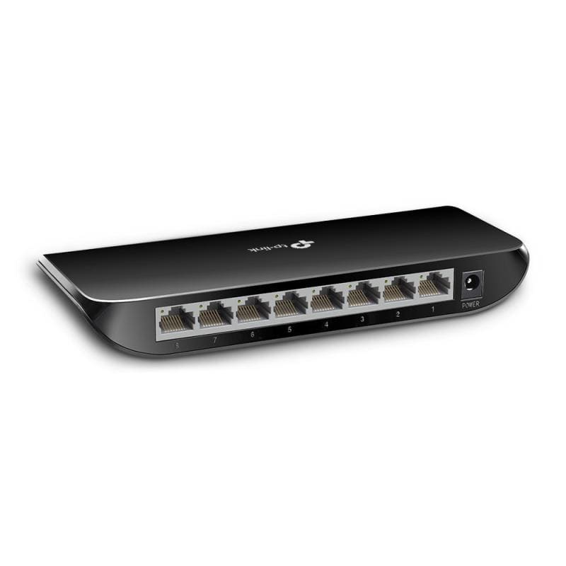 TP-Link Switch TP-Link TL-SG1008D, 8 Porturi Gigabit Ethernet, Plug & Play, Desktop, Carcasă Metalică