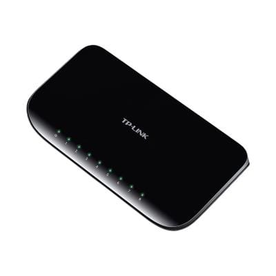 TP-Link Switch TP-Link TL-SG1008D, 8 Porturi Gigabit Ethernet, Plug & Play, Desktop, Carcasă Metalică