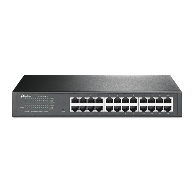 TP-Link Switch TP-Link TL-SG1024, 24 Porturi Gigabit Ethernet, Plug & Play, pentru Birou și Acasă