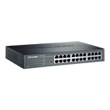 TP-Link Switch Gigabit Managed TP-Link TL-SG1024DE, 24 Porturi, Desktop/Rack, VLAN QoS IGMP, Metalic