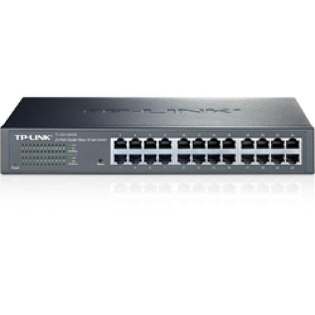 TP-Link Switch Gigabit Managed TP-Link TL-SG1024DE, 24 Porturi, Desktop/Rack, VLAN QoS IGMP, Metalic