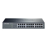 TP-Link Switch Gigabit Managed TP-Link TL-SG1024DE, 24 Porturi, Desktop/Rack, VLAN QoS IGMP, Metalic