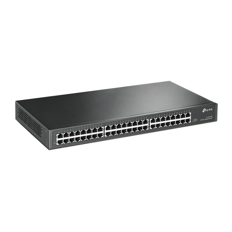 TP-Link Switch TP-Link TL-SG1048 cu 48 Porturi Gigabit, Montare Rack, Rețea Rapidă pentru Birou și Server Room