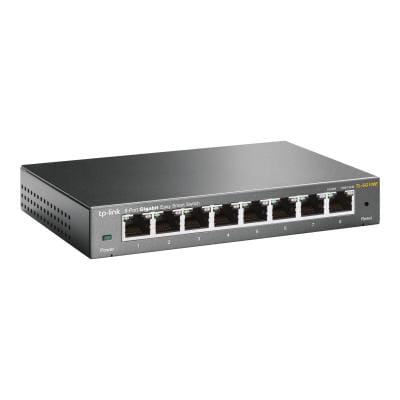 TP-Link Switch TP-Link TL-SG108E cu 8 Porturi Gigabit Ethernet, Compact pentru Birou și Acasă