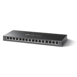 TP-Link Switch TP-Link TL-SG116P 16 porturi Gigabit, 16x PoE, neadministrabil, pentru rețele birou și supraveghere