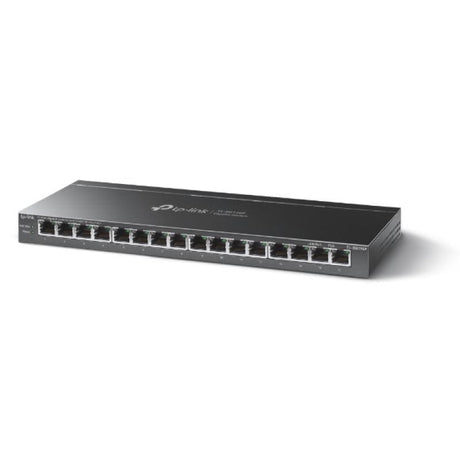 TP-Link Switch TP-Link TL-SG116P 16 porturi Gigabit, 16x PoE, neadministrabil, pentru rețele birou și supraveghere