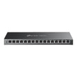 TP-Link Switch TP-Link TL-SG116P 16 porturi Gigabit, 16x PoE, neadministrabil, pentru rețele birou și supraveghere