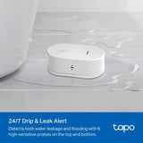 TP-Link Senzor inteligent de scurgeri de apă TP-Link Tapo T300, notificări în aplicație și automatizări Smart Home