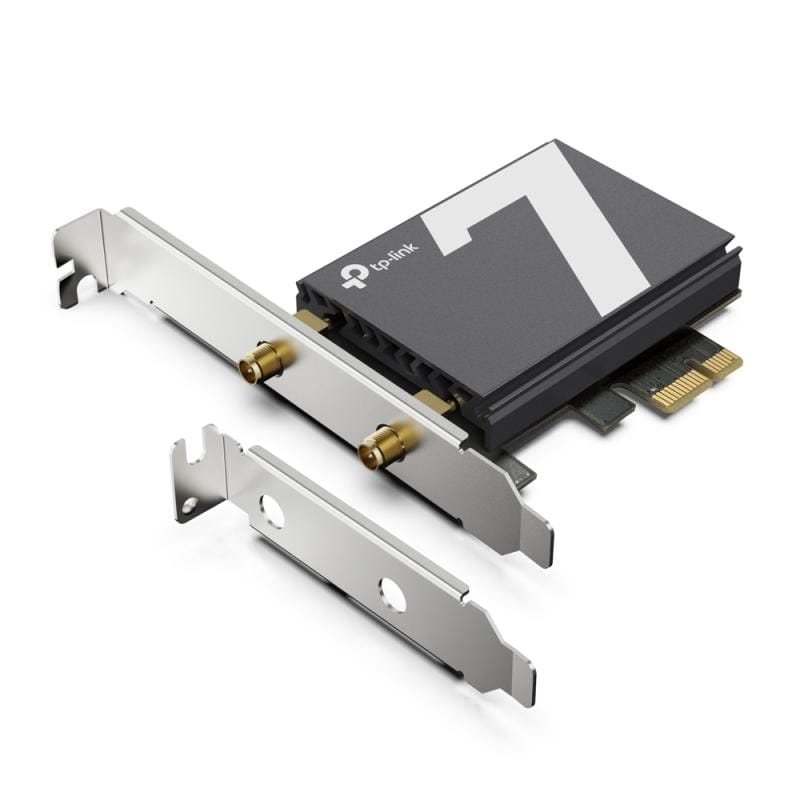 TP-Link Placă de rețea wireless internă TP-Link Archer TBE550E PCIe, Wi‑Fi 7, WPA3, pentru PC desktop