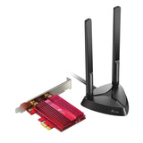 TP-Link Adaptor Wi‑Fi TP‑Link Archer TX3000E PCIe AX3000 Wi‑Fi 6, Bluetooth, antene externe, WPA3