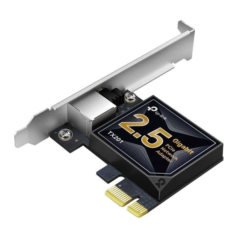 TP-Link Placă de rețea TP-Link TX201 PCIe Wi‑Fi 6 (802.11ax) cu Bluetooth, antene externe pentru PC desktop